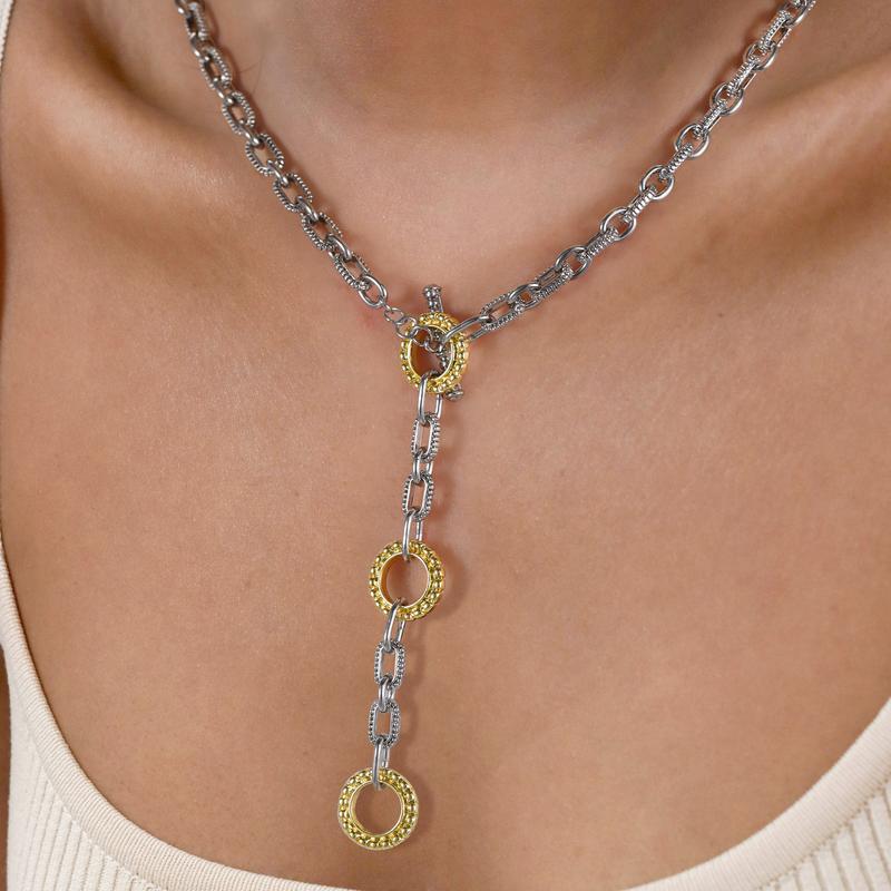 Sorella™ Three Circle Link Necklace