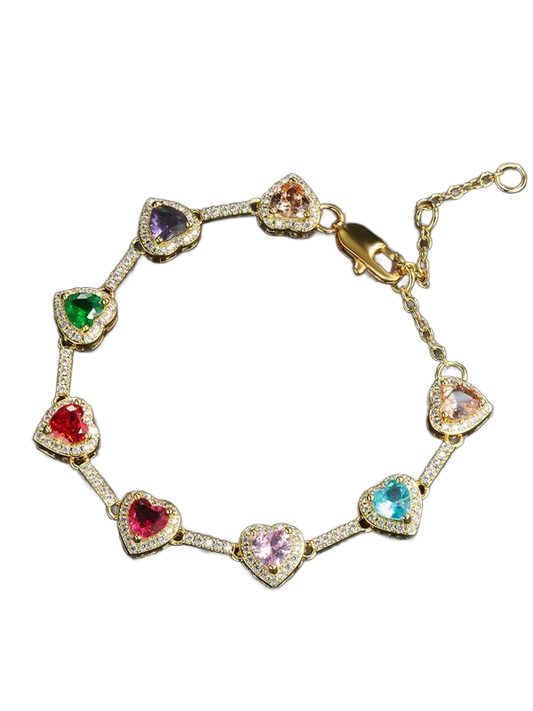 Sorella™ Rainbow Heart Bracelet
