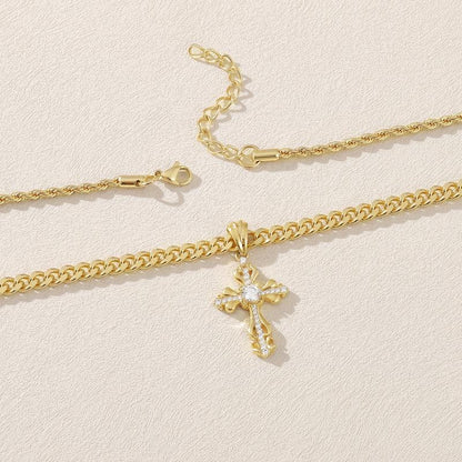 Sorella™ Layered Cross Necklace